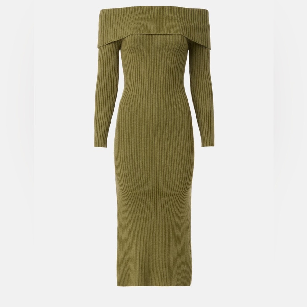 Blank NYC Olive Long Sleeve Knit Dress sweater dress size small